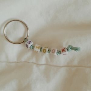 ☆ HANDMADE Shook Letter Keychain ☆